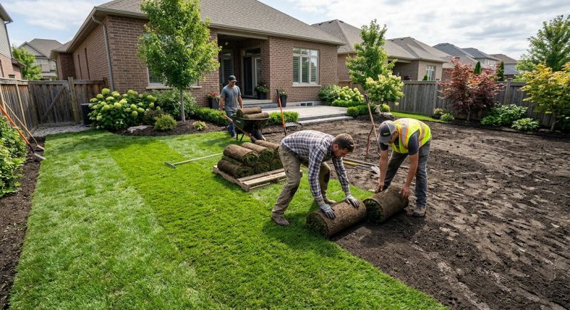 Bluegrass Sod Installation in Aiken, SC