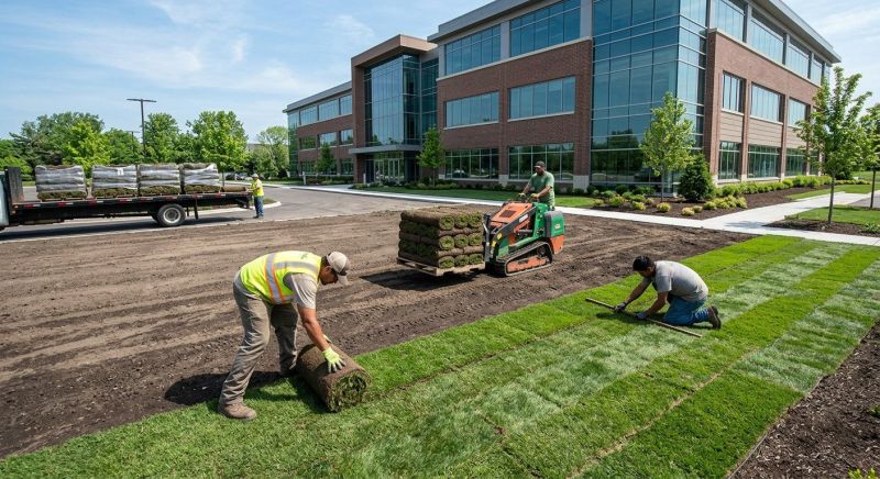 Commercial Sod Installation in Aiken, SC