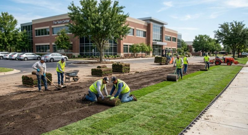 Commercial Sodding in Rockwall, TX