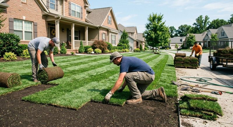 Fescue Sod Installation in Aiken, SC