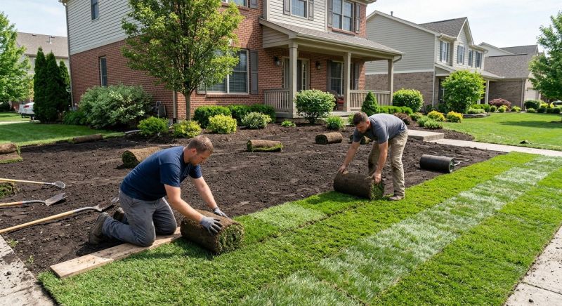 Grass Installation in Rockwall, TX