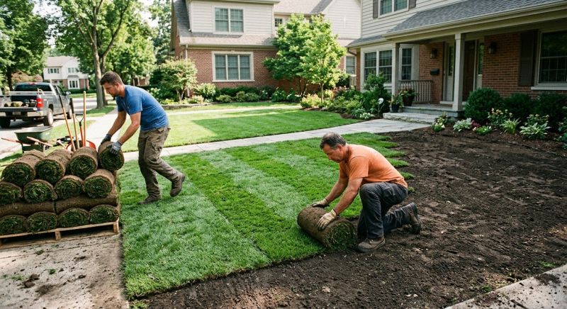 Sod Installation in Rockwall, TX